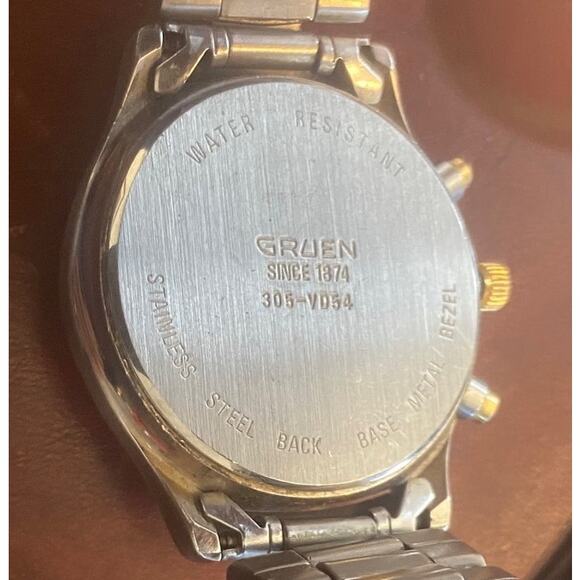 VTG Men's Gruen Chronograph Watch, WR 30M, 305-VD54 - Picture 5 of 5